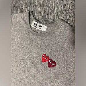 Comme Des Garçons Play ❤️
Cotton Embroidered Logo T-Shirt